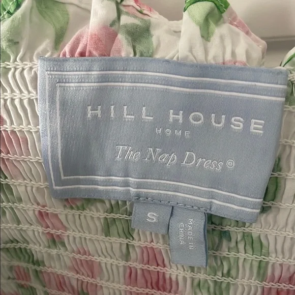 Hill House The Nap Floral Pink and Green Dress - Picture 2 of 5